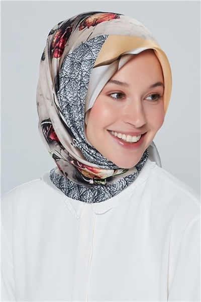 Armine Nostalji Twill İpek Eşarp 18Ya4533 37
