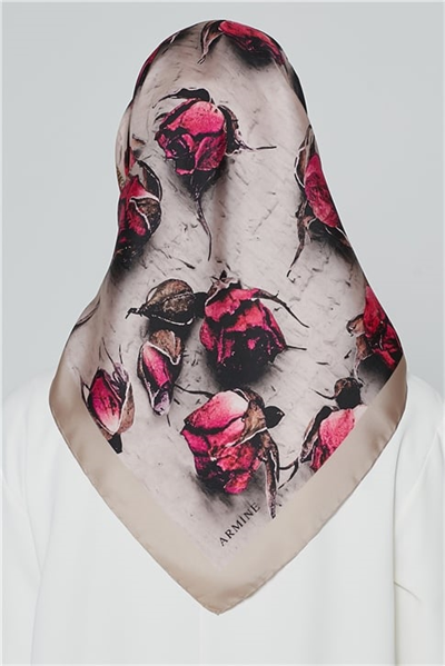 Armine Nostalji Twill İpek Eşarp 18Ya4533 11
