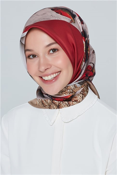 Armine Nostalji Twill İpek Eşarp 18Ya4533 10