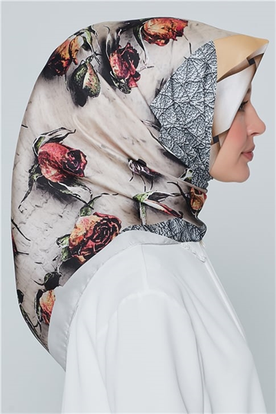 Armine Nostalji Twill İpek Eşarp 18Ya4533 37