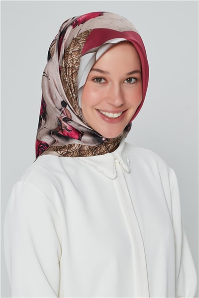 Armine Nostalji Twill İpek Eşarp 18Ya4533 11