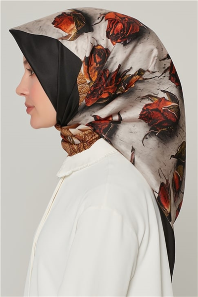 Armine Nostalji Twill İpek Eşarp 18Ya4533 09
