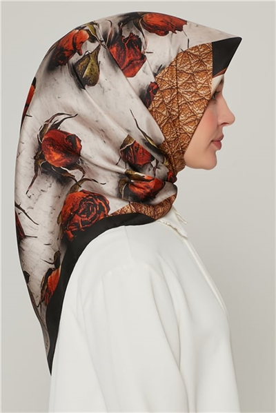 Armine Nostalji Twill İpek Eşarp 18Ya4533 09