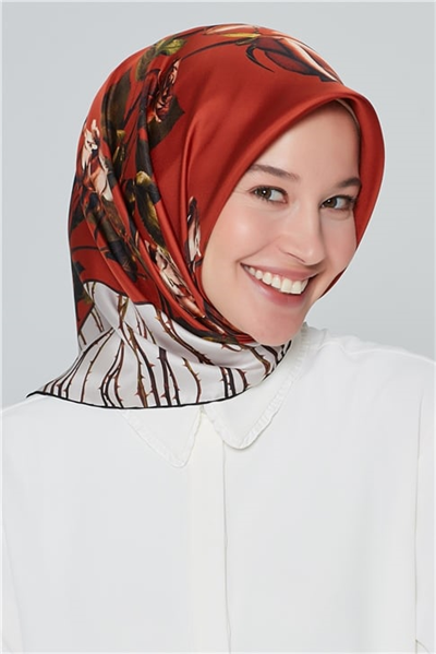 Armine Nostalji Twill İpek Eşarp 18Ya7240 31 05