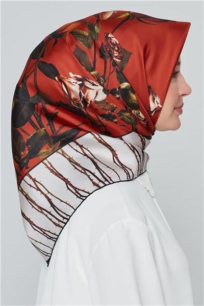 Armine Nostalji Twill İpek Eşarp 18Ya7240 31 05