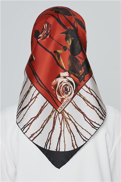 Armine Nostalji Twill İpek Eşarp 18Ya7240 31 05
