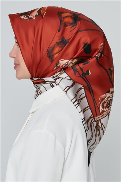 Armine Nostalji Twill İpek Eşarp 18Ya7240 31 05
