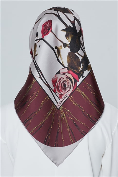 Armine Nostalji Twill İpek Eşarp 18Ya7240 31 82