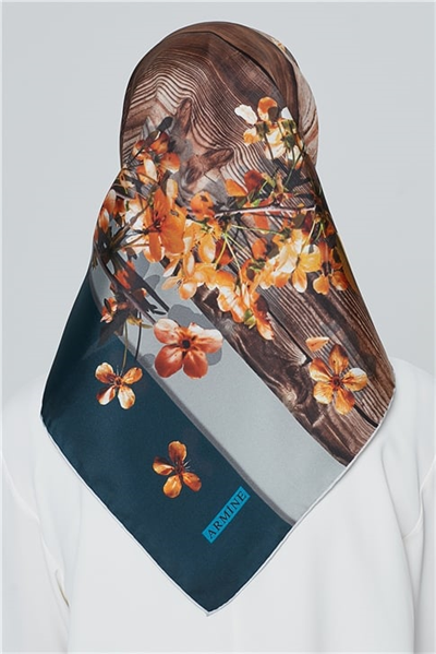 Armine Nostalji Twill İpek Eşarp 18Ya7246 35