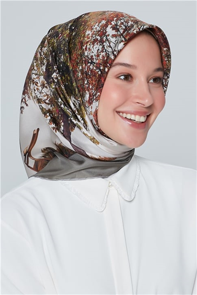 Armine Nostalji Twill İpek Eşarp 18Ya7276 26 32