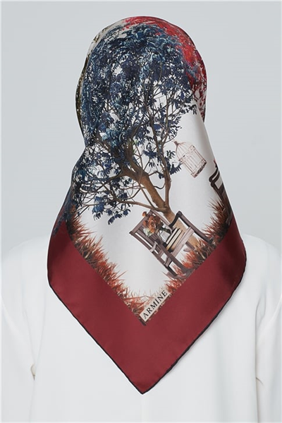 Armine Nostalji Twill İpek Eşarp 18Ya7276 26 82