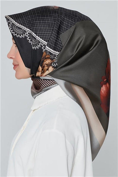 Armine Nostalji Twill İpek Eşarp 18Ya7284 34