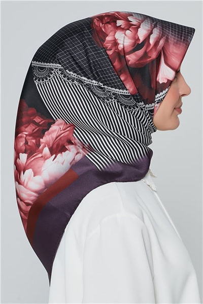Armine Nostalji Twill İpek Eşarp 18Ya7284 06