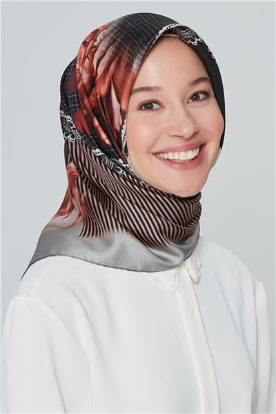 Armine Nostalji Twill İpek Eşarp 18Ya7284 34