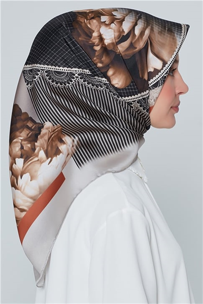 Armine Nostalji Twill İpek Eşarp 18Ya7284 31