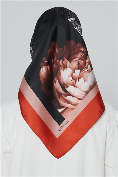 Armine Nostalji Twill İpek Eşarp 18Ya7284 02