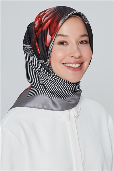 Armine Nostalji Twill İpek Eşarp 18Ya7284 03