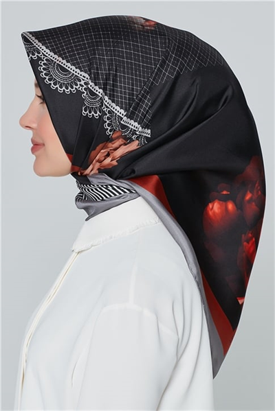 Armine Nostalji Twill İpek Eşarp 18Ya7284 03