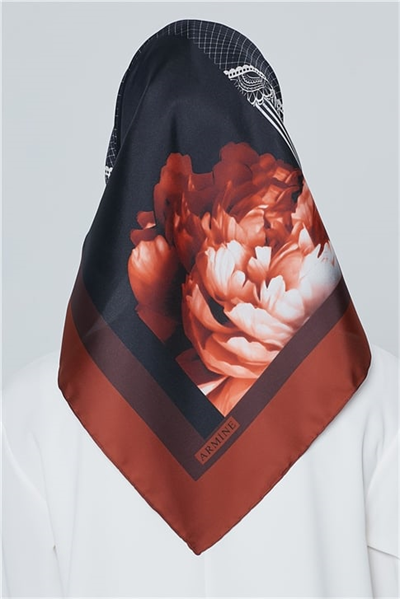 Armine Nostalji Twill İpek Eşarp 18Ya7284 80