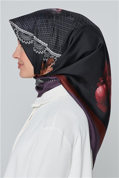 Armine Nostalji Twill İpek Eşarp 18Ya7284 06