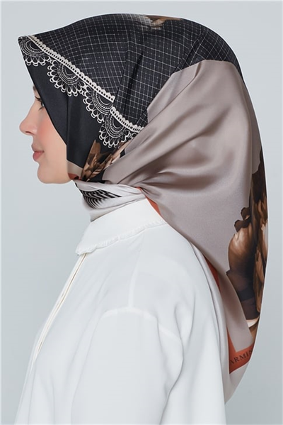 Armine Nostalji Twill İpek Eşarp 18Ya7284 31
