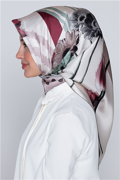 Armine Nostalji Twill İpek Eşarp 18Ya7297 8 80