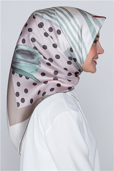 Armine Nostalji Twill İpek Eşarp 18Ya7297 8 80