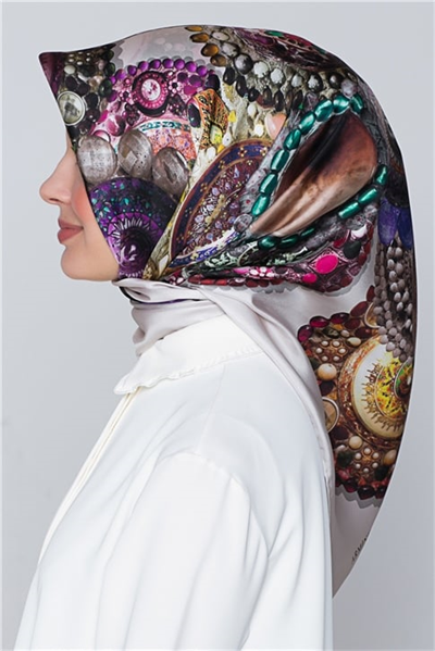 Armine Nostalji Twill İpek Eşarp 18Ya7405 82