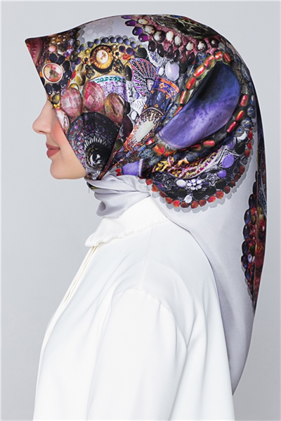 Armine Nostalji Twill İpek Eşarp 18Ya7405 83