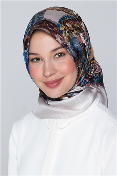 Armine Nostalji Twill İpek Eşarp 18Ya7405 15