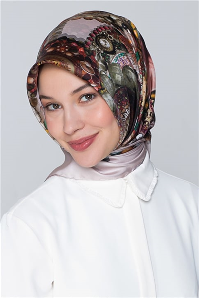 Armine Nostalji Twill İpek Eşarp 18Ya7405 14