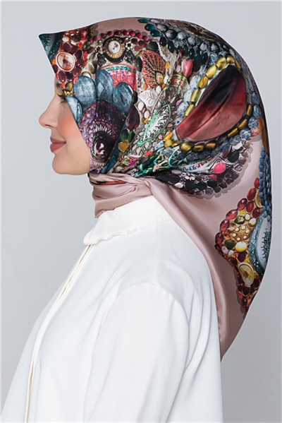 Armine Nostalji Twill İpek Eşarp 18Ya7405 42