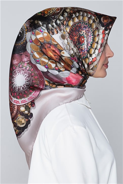 Armine Nostalji Twill İpek Eşarp 18Ya7405 14