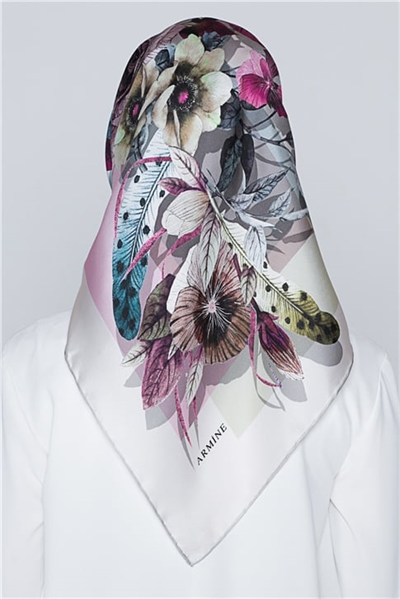 Armine Nostalji Twill İpek Eşarp 18Ya7580 36 81