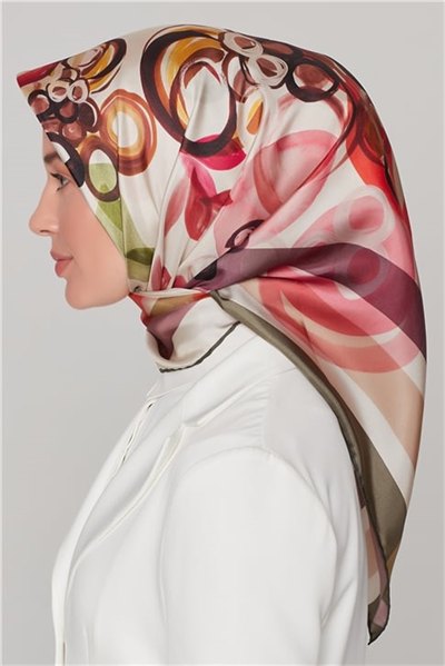 Armine Nostalji Twill İpek Eşarp 18Ya7938 9 09
