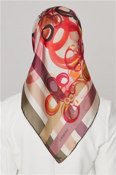 Armine Nostalji Twill İpek Eşarp 18Ya7938 9 09