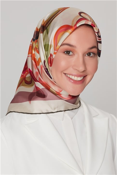 Armine Nostalji Twill İpek Eşarp 18Ya7938 9 09