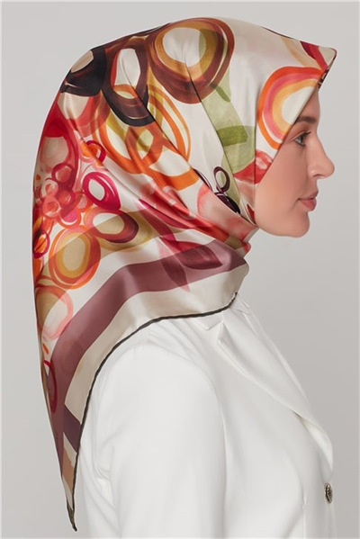 Armine Nostalji Twill İpek Eşarp 18Ya7938 9 09