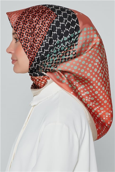 Armine Nostalji Twill İpek Eşarp 18Ya7941 10 10