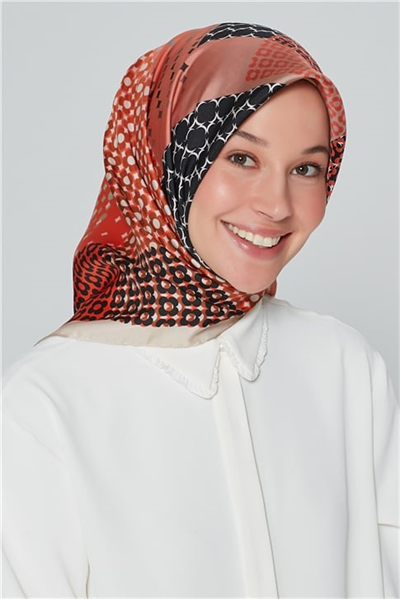 Armine Nostalji Twill İpek Eşarp 18Ya7941 10 10