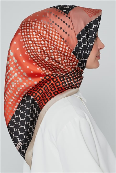 Armine Nostalji Twill İpek Eşarp 18Ya7941 10 10