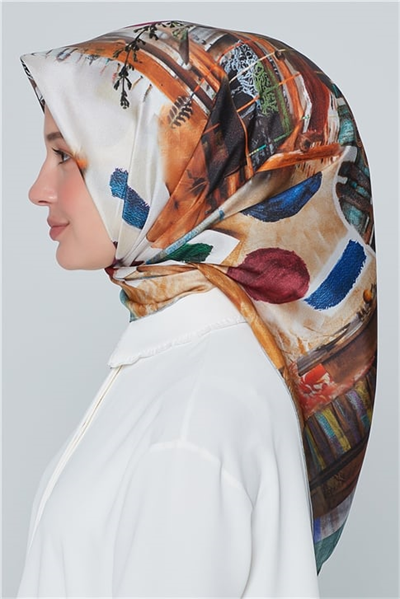 Armine Nostalji Twill İpek Eşarp 18Ya8051 31 31