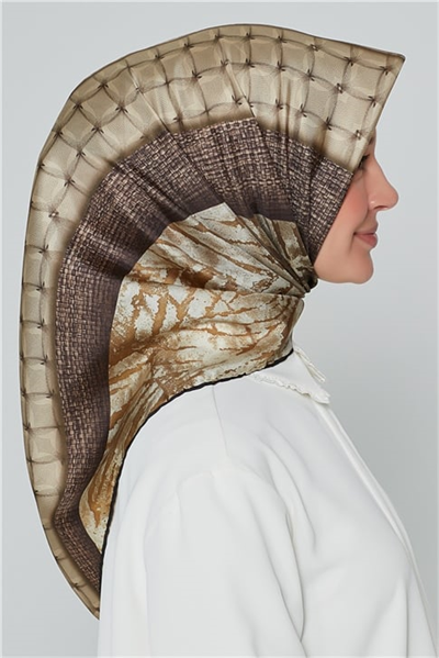 Armine Nostalji Twill İpek Eşarp 19Ya8254 09