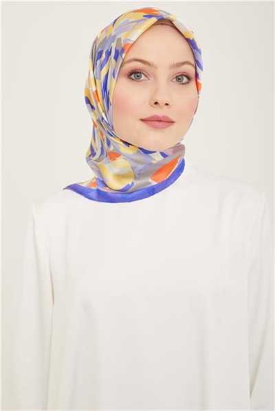Armine Obje Desenli Sura İpek Eşarp 24Ya9141 81 52
