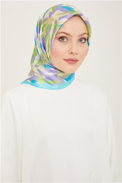 Armine Obje Desenli Sura İpek Eşarp 24Ya9141 81 53