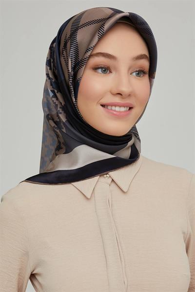 Armine Nostalji Serisi Twill İpek Eşarp 8620D-01