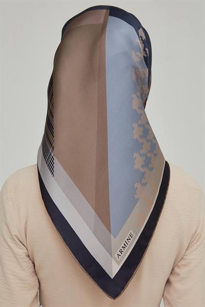 Armine Nostalji Serisi Twill İpek Eşarp 8620D-01