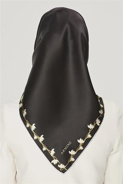 Armine Nostalji Serisi Twill İpek Eşarp 8553D-09