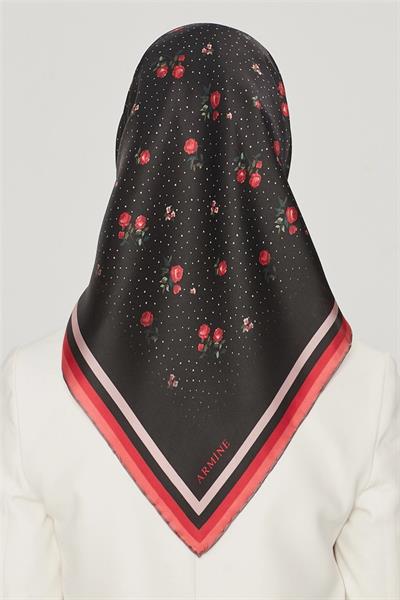 Armine Nostalji Serisi Twill İpek Eşarp 8502D-09