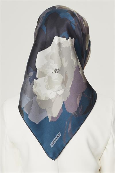 Armine Nostalji Serisi Twill İpek Eşarp 8534D-09